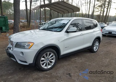 2014 BMW X3 xDrive28I z USA, uszkodzony, nr VIN 5UXWX9C57E0D19342